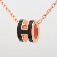美品★HERMES クロシェット ネックレス グレー D刻印 楽天市場】HERMES エルメス クロシェット キーリング グレー