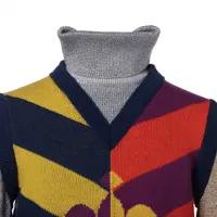 グッチ 23SS ウール×レーヨン タートルネックニット S メンズ