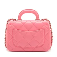 【CHANEL】バニティ/ピンク/ゴールド金具 シャネル CHANEL ミニ チェーン バニティ バッグ ピンク