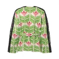 【美品】グッチ アングリーキャット カーディガン マルチカラー 希少品 GUCCI - GUCCI CARDIGAN グッチ アングリーキャットマルチカラー