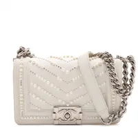 シャネル CHANEL ボーイシャネル20 A67085 20番台 マルチカラー/シルバー金具 ラム レディース ショルダーバッグ CHANEL（シャネル） ボーイシャネル20 スモール チェーンショルダー