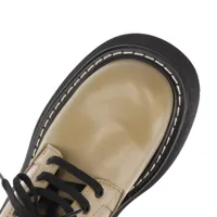 BOTTEGA VENETA ベージュ ショートブーツ ボッテガヴェネタ スウェル レザー ショートブーツ 36