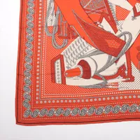 エルメス カレジェアン Zouaves et Dragons ズアヴとドラゴン スカーフ