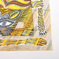 エルメス カレ90 Le Chat Carre スカーフ シルク A3305254｜中古