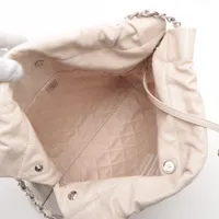 【CHANEL】CHANEL22チェーンショルダー/ベージュ シャネル シャネル22 スモール レザー チェーンショルダーバッグ