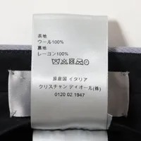 ディオール ウール セットアップ 44/48 メンズ グレー