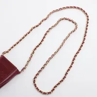 VINTAGE●CHANEL●ココマーク ハラコ シガレットケース レッド シャネル ココマーク ハラコ シガレットケース レッド ゴールド