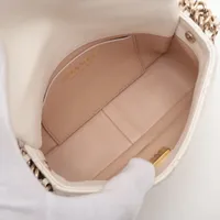 【春コーデの完成♡2色】シャネル ショルダーバッグ コーデのアクセントに☆CHANEL 25S クラッチ ピンク チェーン