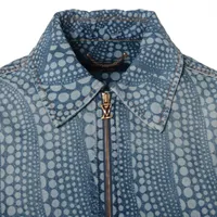 ✨未使用タグ付き✨　LOUIS VUITTON 草間彌生　デニムジャケット　48 ヴィトン×草間彌生 23AW コットン デニムジャケット 48 メンズ