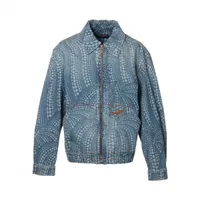 ヴィトン×草間彌生 23AW コットン デニムジャケット 48 メンズ