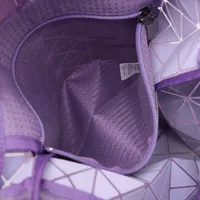 【極美品✨】ISSEY MIYAKE バオバオ ハンドバッグ PVC パープル イッセイミヤケ バオバオ PVC トートバッグ パープル XM016220