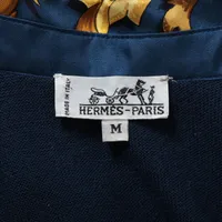 エルメス カシミヤ×コットン×シルク ニット M レディース