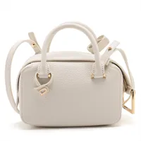 DELVAUX クールボックスナノ ホワイト 2way ショルダー ハンドバッグ DELVAUX - DELVAUX クールボックスナノ ホワイト 2way