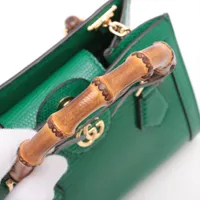 グッチ バンブー 2way バッグ レディース] グッチ バンブー 2Way ハンドバッグ ネイビー [GUCCI]