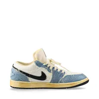 大人気★Nike エア ジョーダン 1 LOW SE★デニム ヌバックレザー NIKE AIR JORDAN 1 LOW SE DENIM SWOOSHが2/10に国内発売予定