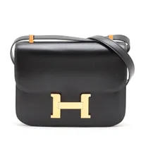 HERMES エルメス 定番　ローファー　ボックスカーフ　H 金具　ゴールド HERMES エルメス ショルダーバッグ ケリー28 外縫い 黒