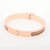 ローズゴールド♪【HERMES】ミニクリックケリー ブレスレット エナメルブレスレット 《ミニ・クリック・ケリー》 | Hermès