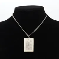 CHANEL ロゴプレートネックレス シャネル ロゴプレート ネックレス メタル×レジン アイボリー