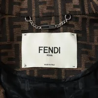 フェンディ ズッカ 23年 コットン×ポリエステル ジャケット 38