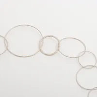 ティファニー ハマードサークル ネックレス レディース 箱つき シルバー TIFFANY&Co. ティファニー トリプル サークル ネックレス