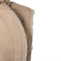 エルメス ムートン ベスト 38 レディース ベージュ pa307 YZ067417