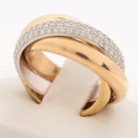 カルティエ　パイエット ピンクサファイアとダイヤ 　サイズ54 Cartier - カルティエ Cartier リング パイエット ワイド
