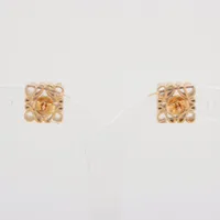 ロエベ アナグラム ピアス(両耳用) 925 7.5g ゴールド A3322809