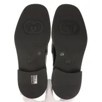 グッチ ホースビット レザー ローファー 7 メンズ ブラック