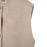 新作!【HERMES】カシミヤ ロングジレ ベージュ 楽天市場】HERMES エルメス ジレ ロング ベルト付 レディース