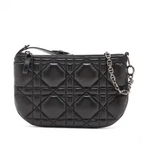 ✨美品♡参考価格80万♣クリスチャンディオール♡チェーンクラッチバッグ◆Pレザー Christian Dior ディオール バッグ レディース ブランド