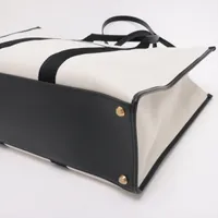 バレンシアガ ハードウェアラージ キャンバス×レザー トート