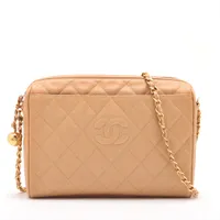 国内発 マトラッセ キャビア BEIGE ベージュ ゴールド金具 L-Zip シャネル ココロック キャビアスキン 財布 ベージュ ゴールド