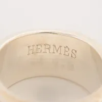 エルメス キャンディ リング 48 925 10.0g シルバー×ブルー