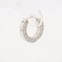 カルティエ ラブ ダイヤ シングルピアス 750(WG) 1.5g AP097466