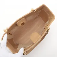 シャネル PST キャビアスキン チェーントートバッグ ベージュ ゴールド 