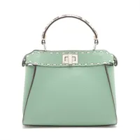 フェンディ　ピーカブーミニセレリア　極美品　限定色 FENDI フェンディ ピーカブー ミニ セレリア 2WAY ハンドバッグ