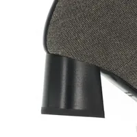 エルメス ヴォルヴェール ニット×レザー ショートブーツ 36.5