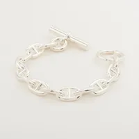 *入手困難の希少逸品*【HERMES】シェーヌダンクルGM 入手困難！エルメス「シェーヌダンクル GMシルバー ネックレス