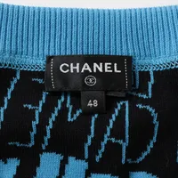 シャネル ココマーク 24SS コットン×カシミヤ ニット 48