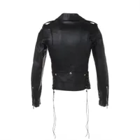 サンローラン 15年 レザー ライダースジャケット 42 メンズ ブラック