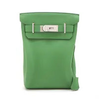 【極美品】HERMES エルメス　ウエストポーチ　ボディバッグ　緑　グリーン エルメス ウエストポーチ/ボディバッグ｜グリーン(緑)｜中古