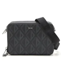 希少 Dior ディオール ショルダーバッグ サコッシュ　PVC レザー CD DIOR ディオール ショルダーバッグ サコッシュ PVCレザー CDロゴ