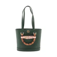 グッチ ハンドバッグ ダイアナ スモール バンブーレザー gu56155cc GUCCI - グッチ ハンドバッグ ダイアナ スモール バンブー A