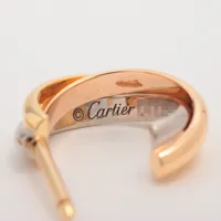 カルティエ トリニティ ピアス 750(YG×PG×WG) 4.4g A3342612