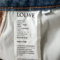 LOEWE ハイウエストデニムパンツ３４サイズ LOEWE - ロエベ LOEWE デニム ハイウエスト レギュラーフィット