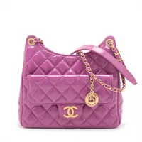 美品✨CHANEL マトラッセビジネスバッグパテントレザーターンロック