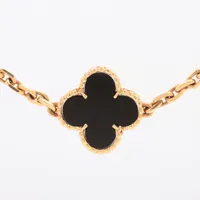 専用になります。ヴァンクリ　オニキス　ネックレス ヴァンクリーフ&アーペル ヴィンテージアルハンブラ 20P