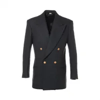 美品 値段応相談 GUCCI メンズ コート ウール リバーシブル GGウール コートブラック＆グレー | GUCCI公式