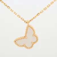 新品未使用 ヴァンクリーフ&アーペル スィートパピヨン ペンダント付属品完備 Van Cleef ＆ Arpels ヴァンクリーフアーペル ネックレス