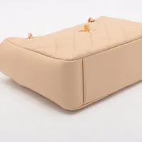 シャネル マトラッセ ラムスキン チェーントートバッグ ベージュ